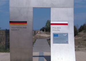 Grenztor (Brama graniczn) zwischen Deutschland und Polen