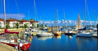 Ostseebad Boltenhagen, Yachthafen, Mecklenburger Promenade, nahe Nordstrand Weiße Wiek