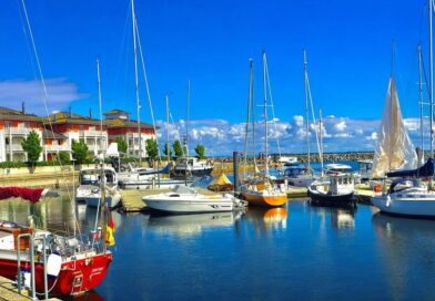 Ostseebad Boltenhagen, Yachthafen, Mecklenburger Promenade, nahe Nordstrand Weiße Wiek